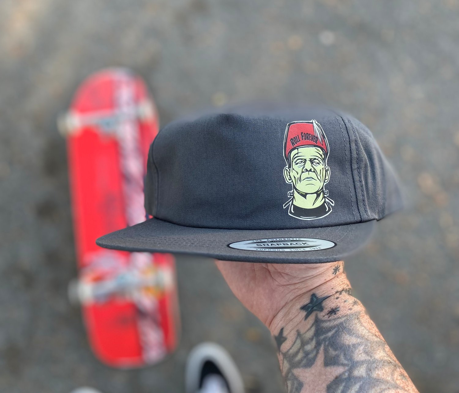 Image of Roll Forever "Frankie Fez" Unstructured Snapback 