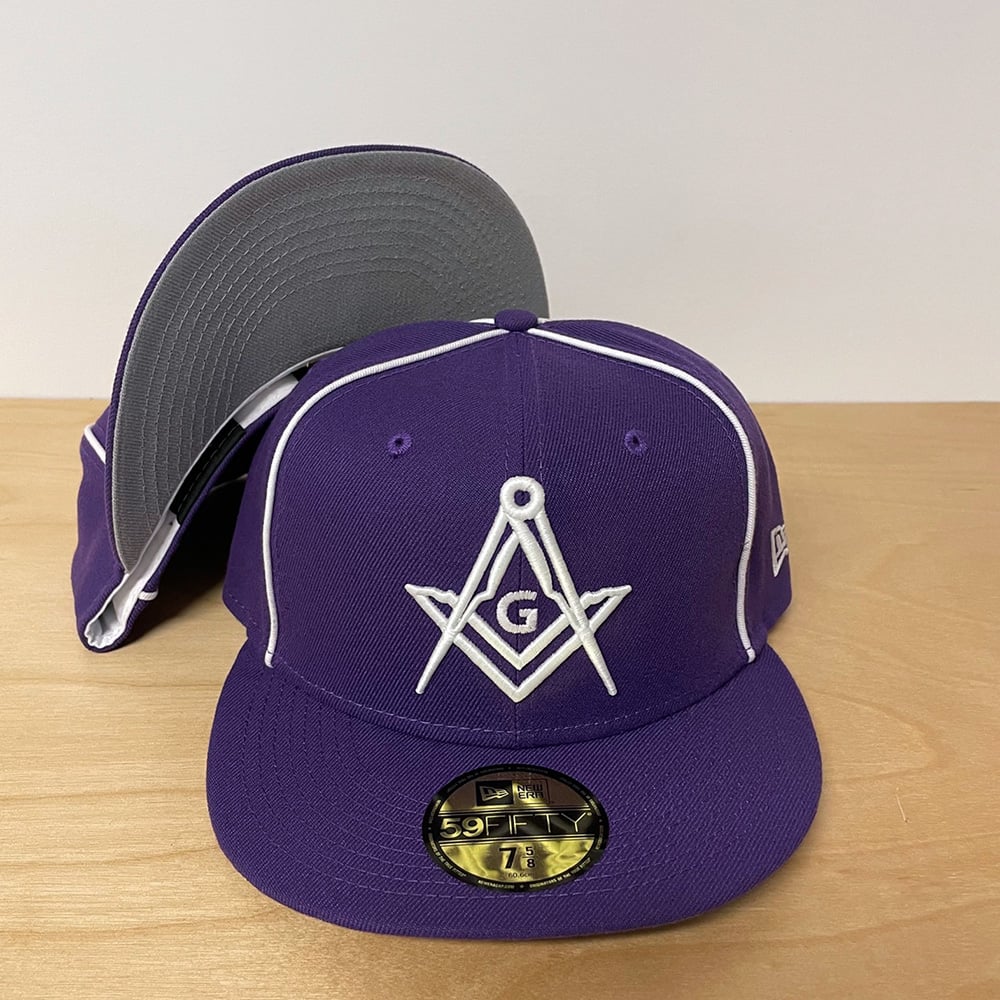 Image of Purple Piping Fitted 59Fifty  **SALE**