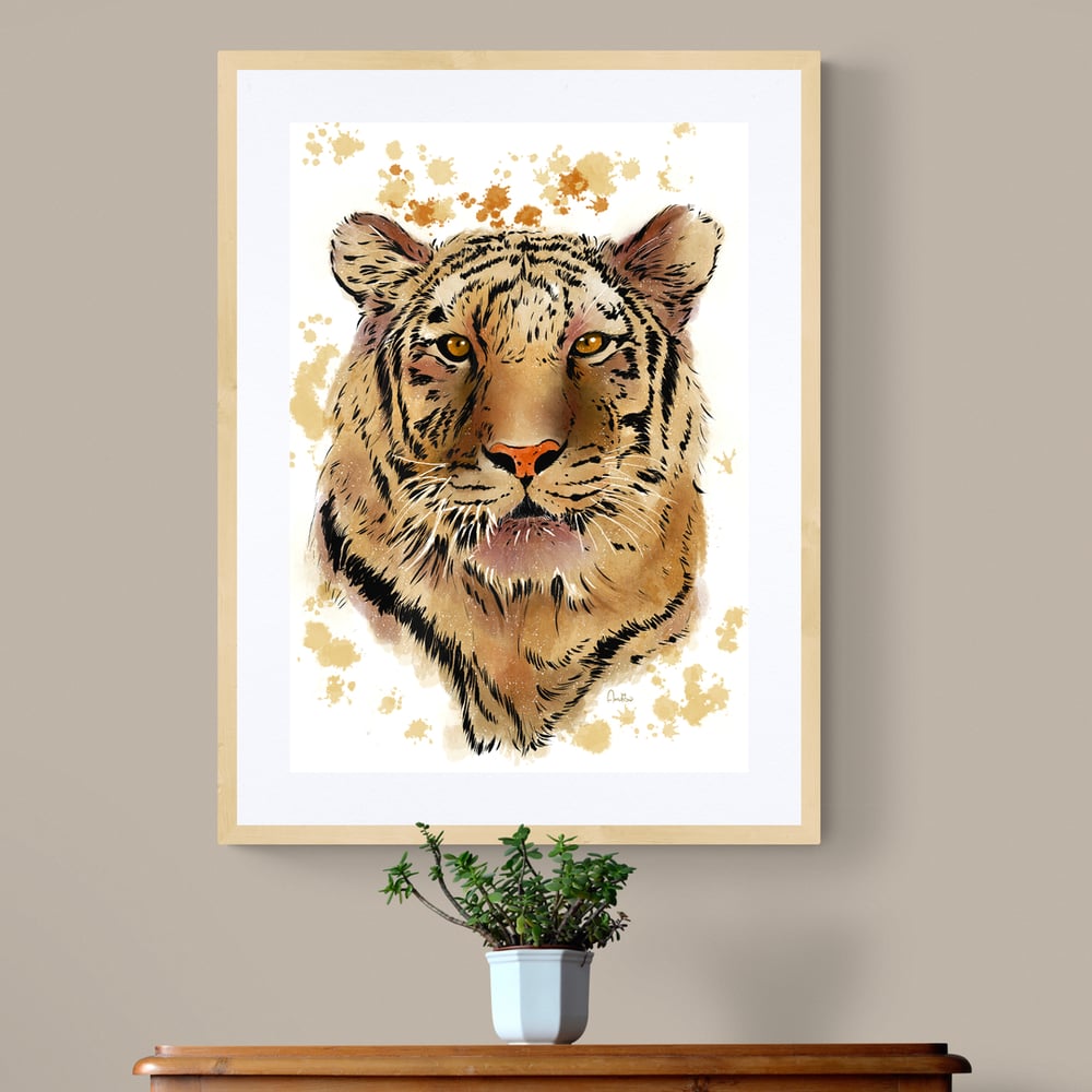 Fierce Tiger  - Artwork  - Limited Edition Prints