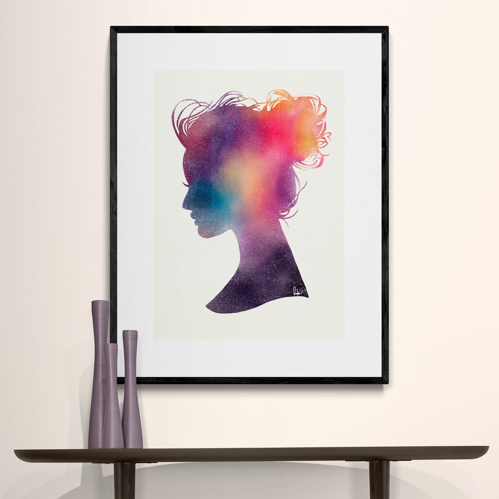 Galaxy Girl  - Artwork  - Prints