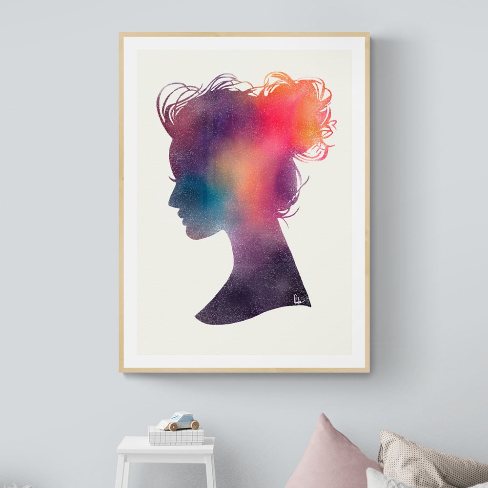 Galaxy Girl  - Artwork  - Prints