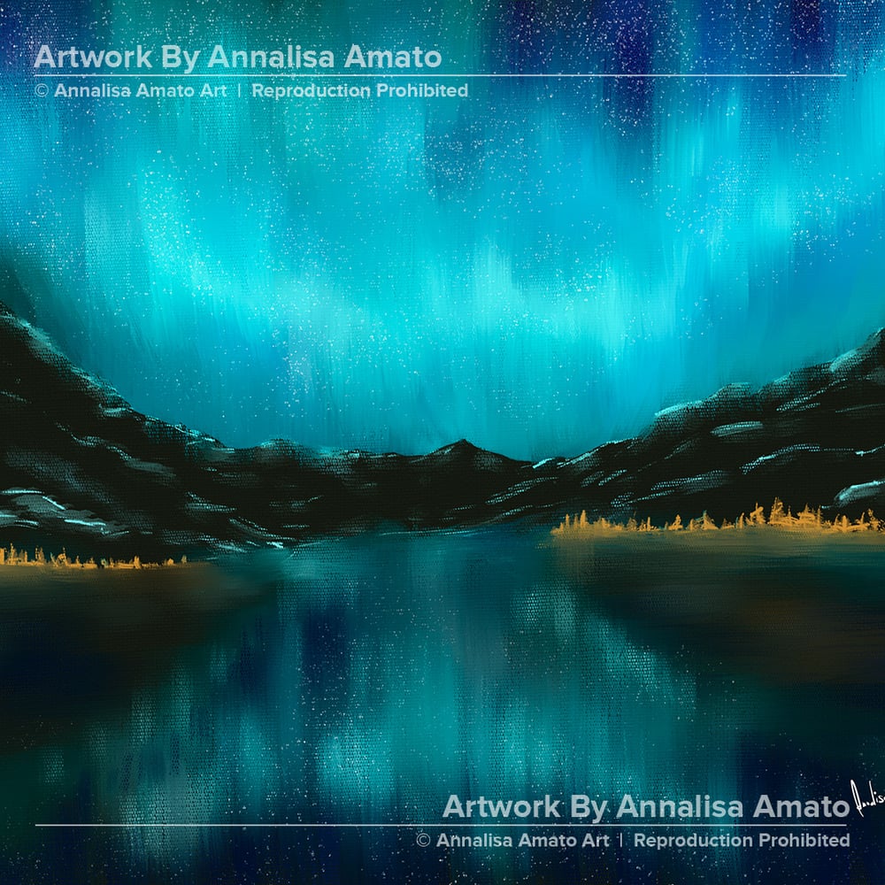 Blue Aurora  - Artwork  - Limited Edition Prints