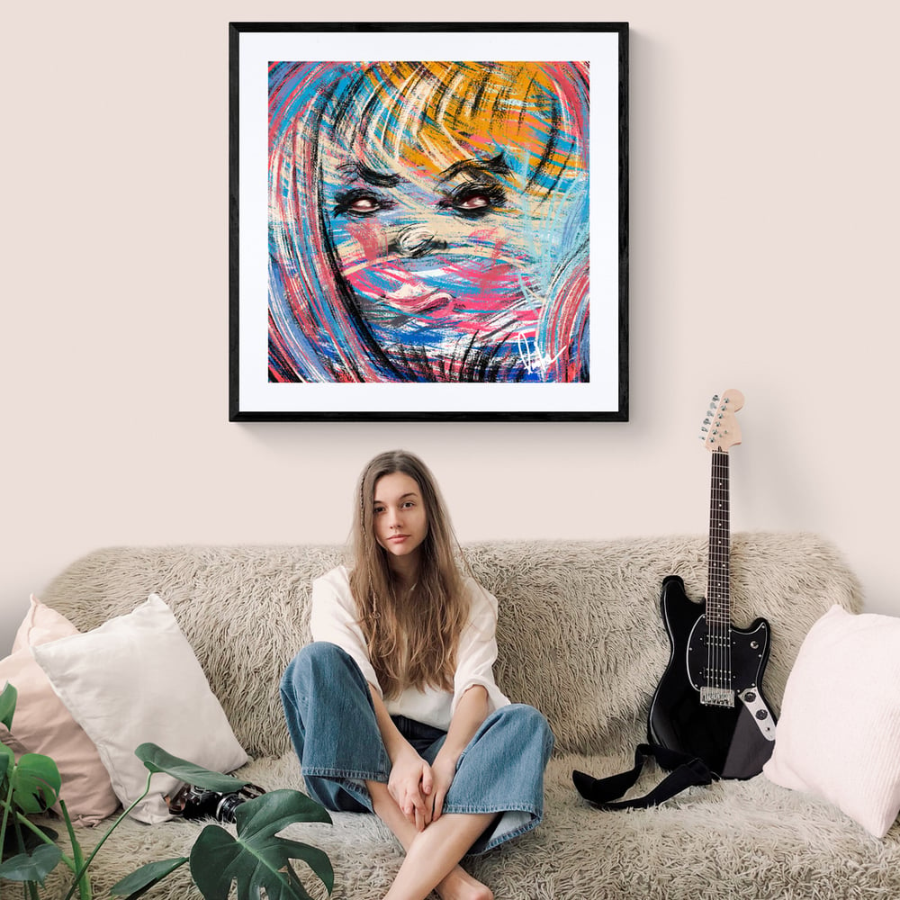 Abstract Girl  - Artwork  - Limited Edition Prints