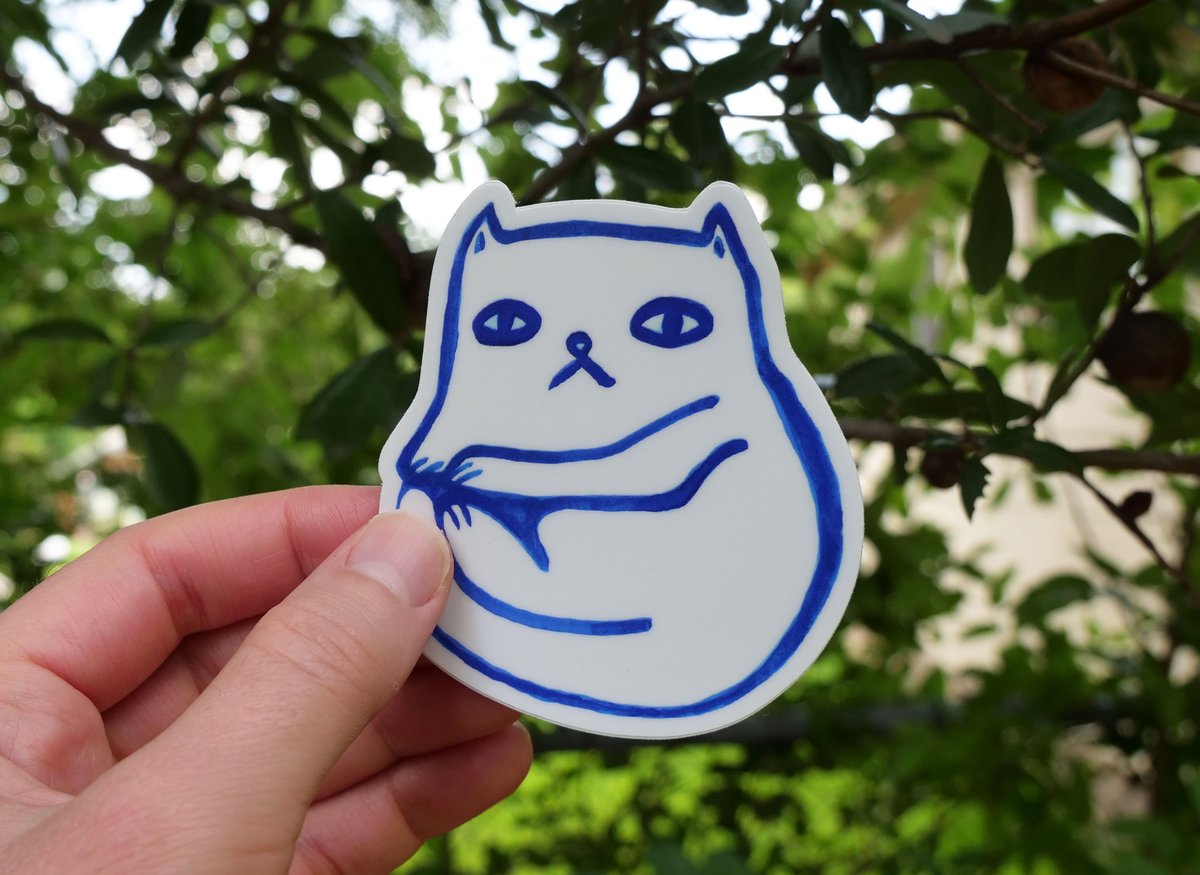 Image of Moon Cat Sticker