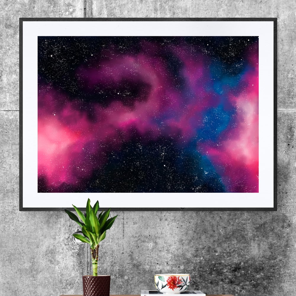 Pink Galaxy - Artwork  - Limited Edition Prints
