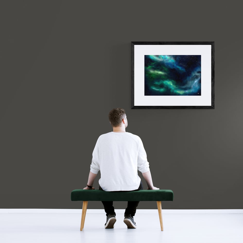 Blue Nebula Galaxy - Artwork - Prints