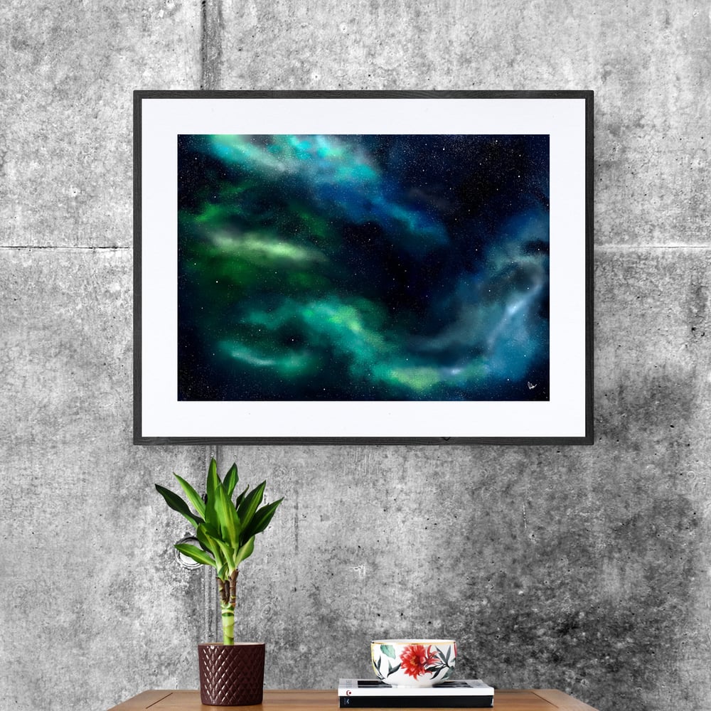 Blue Nebula Galaxy  - Artwork  - Prints