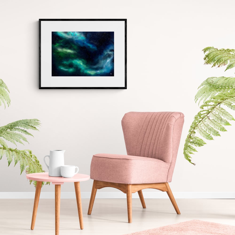 Blue Nebula Galaxy  - Artwork  - Prints