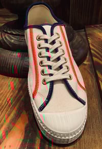 Image 2 of VEGANCRAFT natural canvas lo top shoes made in Slovakia 