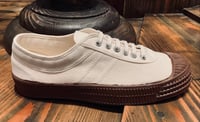 Image 2 of VEGANCRAFT natural canvas plimsoll shoes made in Slovakia 