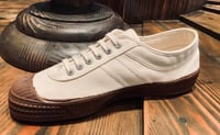 Image 3 of VEGANCRAFT natural canvas plimsoll shoes made in Slovakia 