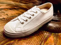 Image 3 of VEGANCRAFT white canvas lo top shoes made in Slovakia 