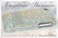 Image 5 of Crystal Shimmer Fully Covered Case with Personalised Engraved Plate