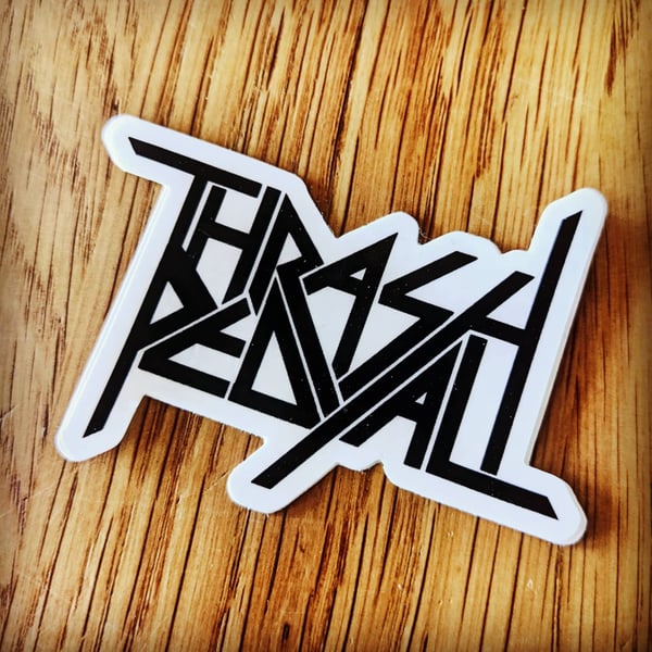 Image of Thrash Pedal Logo Sticker