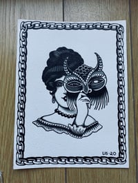 Lady with Mask - Original