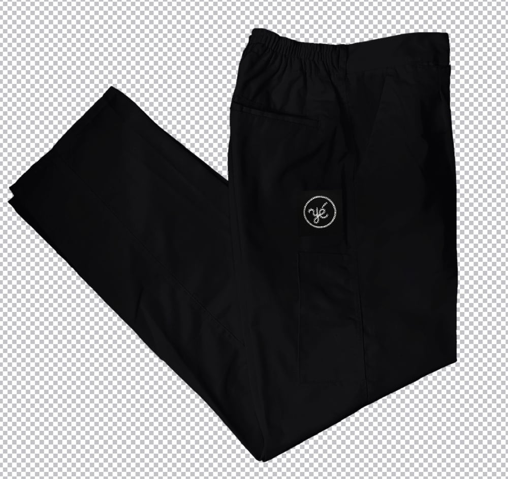 Embroided CHINO black