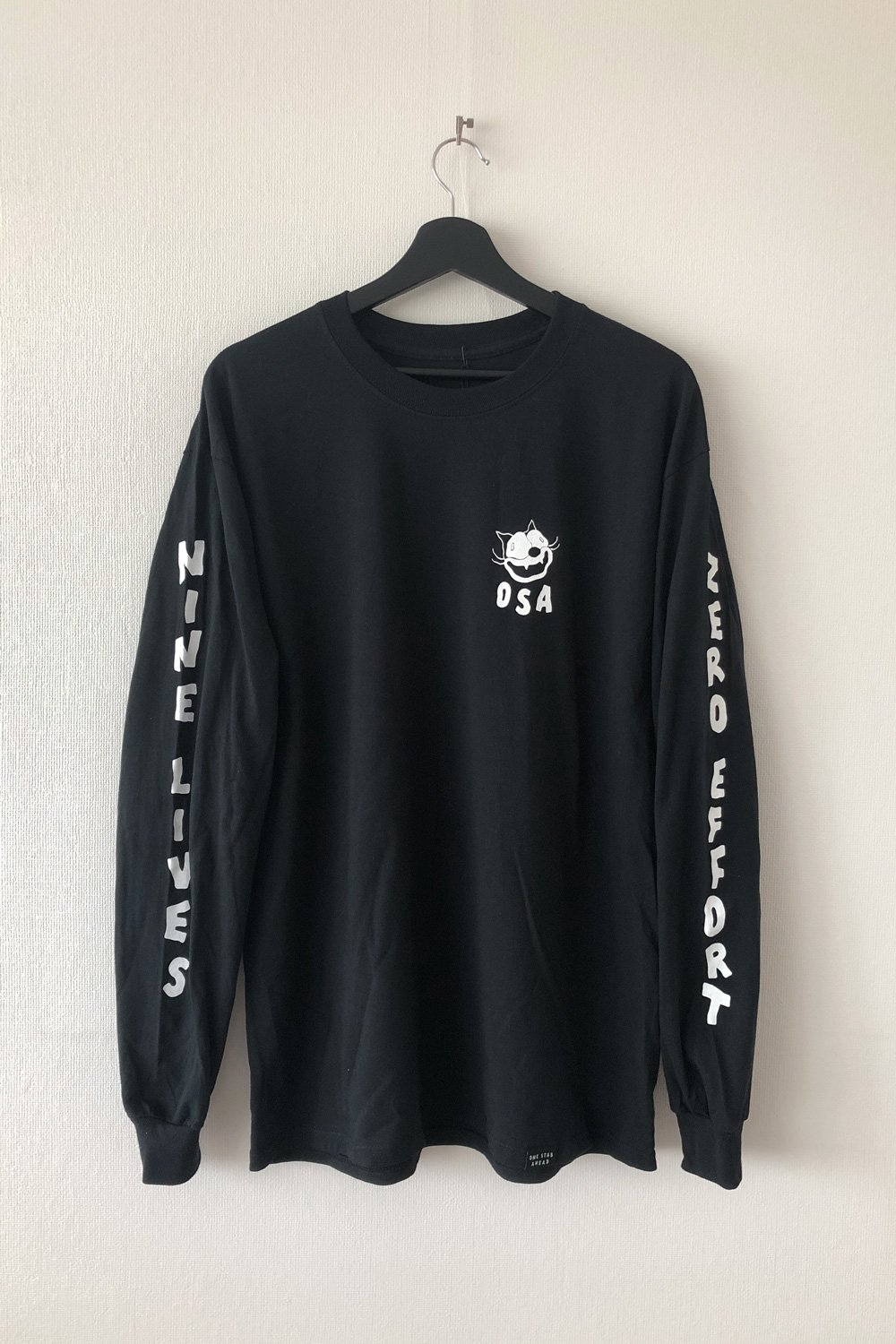 Image of NINE LIVES ZERO EFFORT<br>LONGSLEEVE