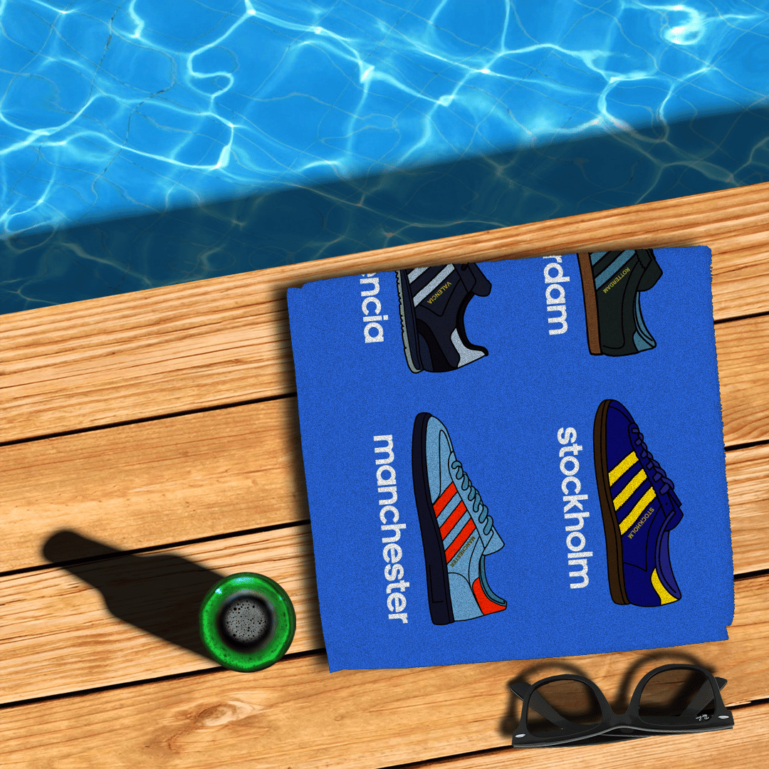 Adidas top beach towel