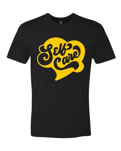 Image of SELF CARE BLK x Yellow TEE