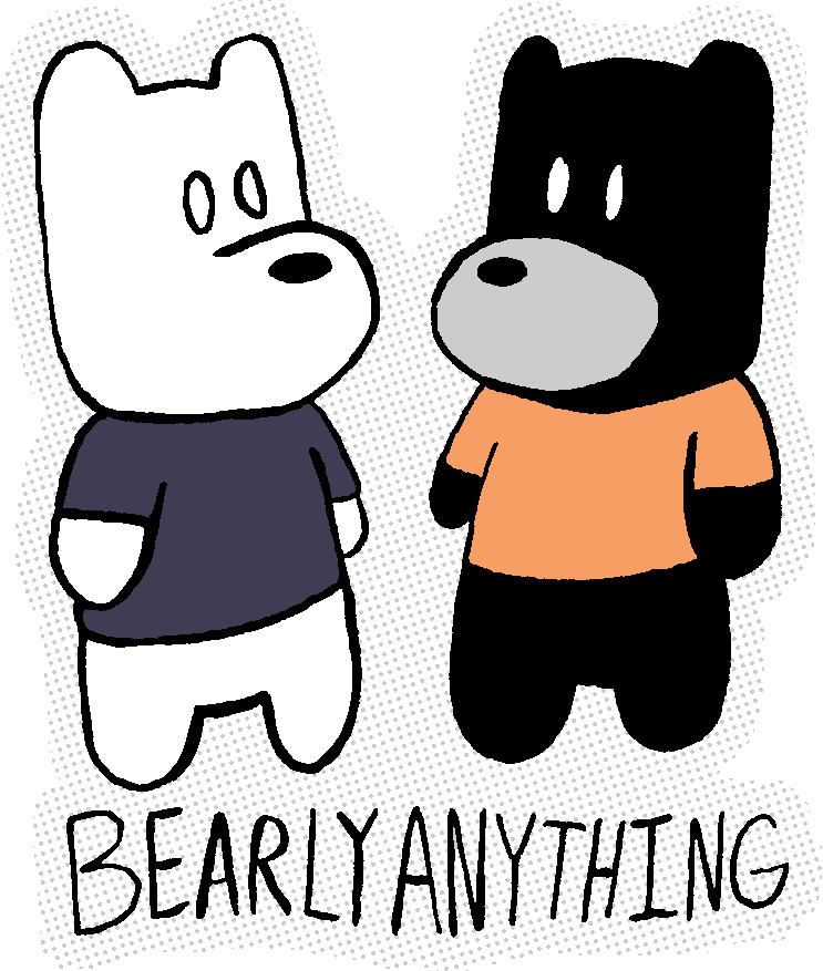 Bearly Anything Stickers