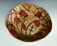 Image 2 of "Fritillary Meadow" lustre flambe bowl