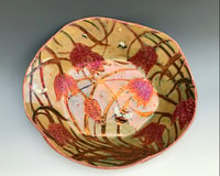 Image 1 of "Fritillary Meadow" lustre flambe bowl