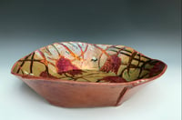 Image 3 of "Fritillary Meadow" lustre flambe bowl