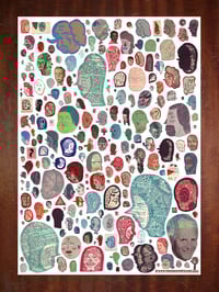 Image 1 of 'Heads' - A2 Poster
