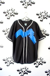 Image of at bat baseball jersey in black 