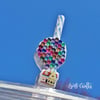 UP Carl's House Crystal Rhinestone Bling Straw Toppers/ Tumbler Topper
