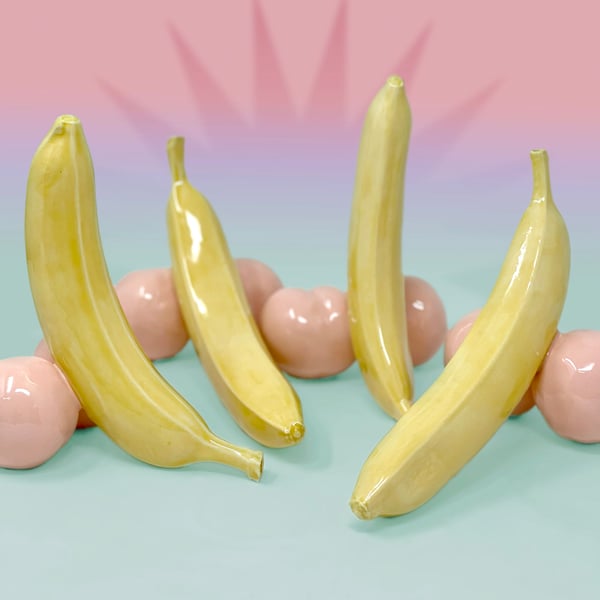 Image of Banana & Peaches Sculpture