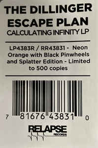 The Dillinger Escape Plan - Calculating Infinity (Neon Orange)