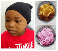 Satin lined beanie hat for babies and children | Satin line slap | Hair protection | Various sizes |