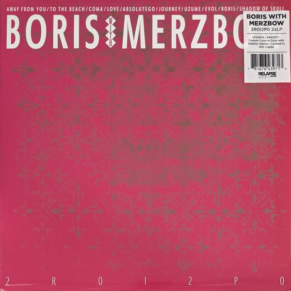 Boris w/ Merzbow - 2R012P0 (2xLP, Metallic Gold)