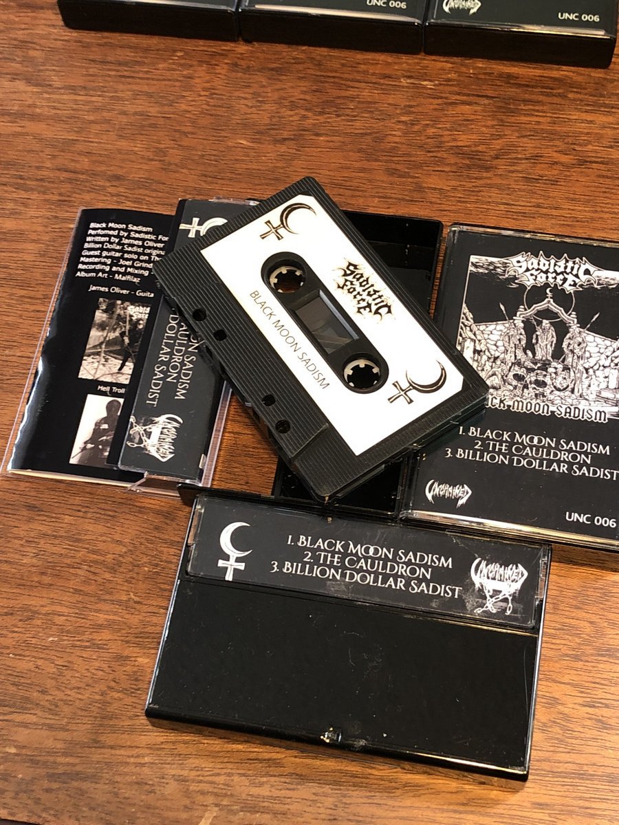 SADISTIC FORCE 'Black Moon Sadism' cassette