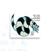 Image 2 of The very hungry Sandworm matte fine art print