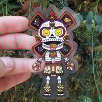 Calavera Del Sol Vinyl Sticker 
