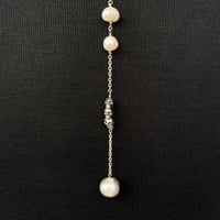 Image 3 of Hysteric Glamour x Le Tabou Silver Skull & Freshwater Pearl Necklace