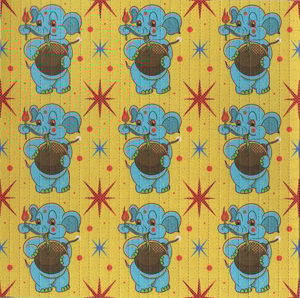 Image of ELEPHANT BOMB / BLOTTER ART
