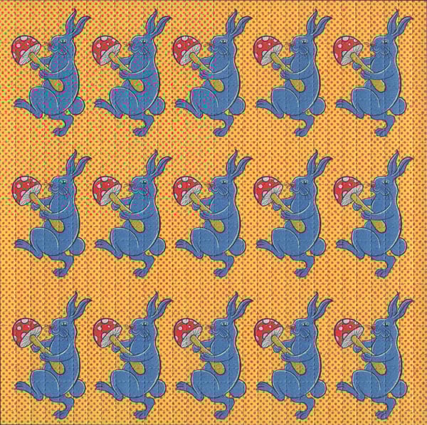 Image of RABBIT SHROOM / BLOTTER ART
