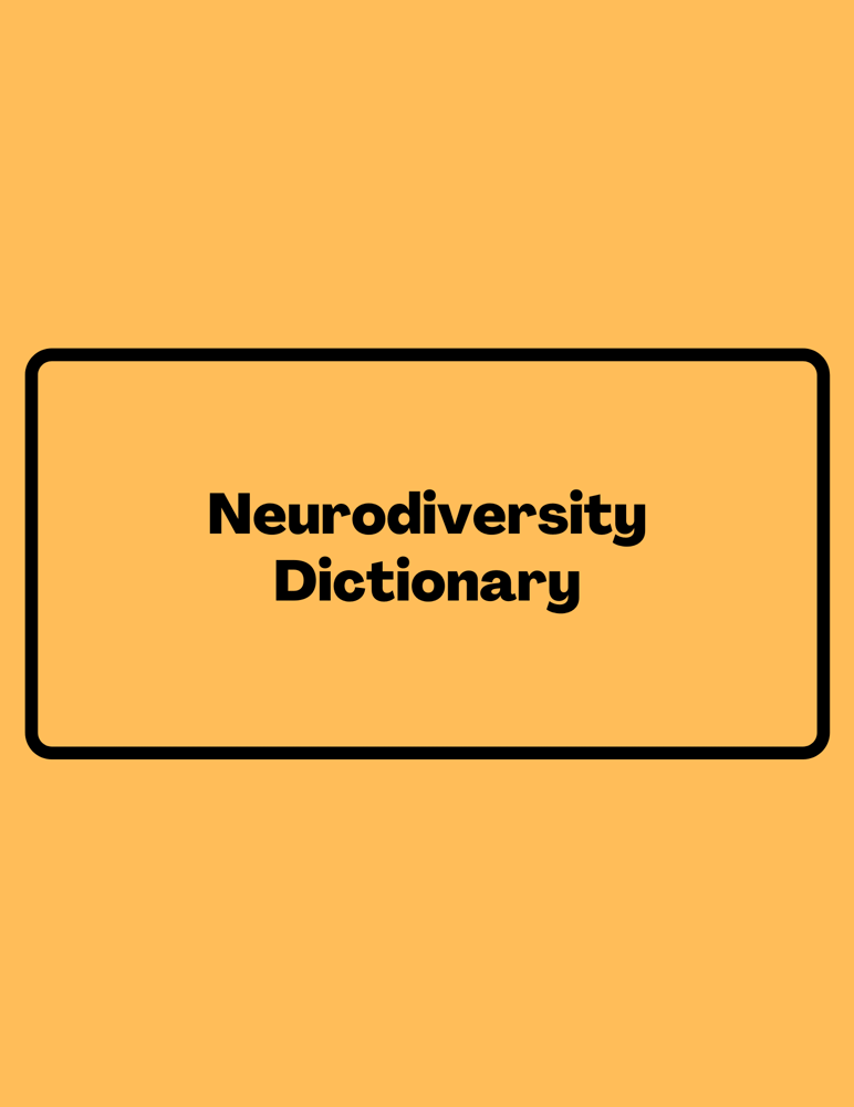 Image of Neurodiversity Dictionary