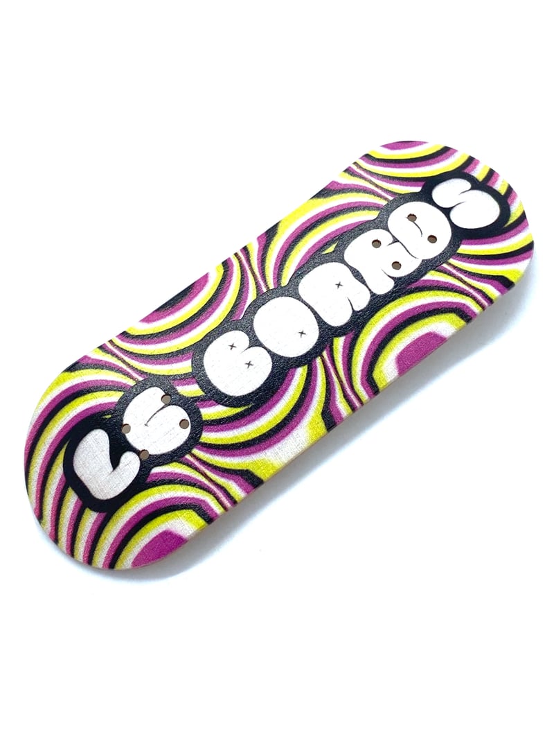 LC BOARDS Fingerboard 98x34 Supreme LV Graphic With Foam Grip Tape LC