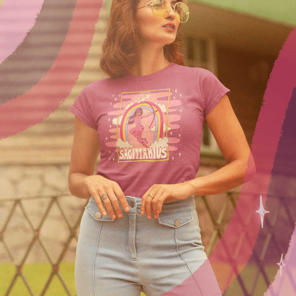 Image of SAGITTARIUS PULP ASTROLOGY TEE