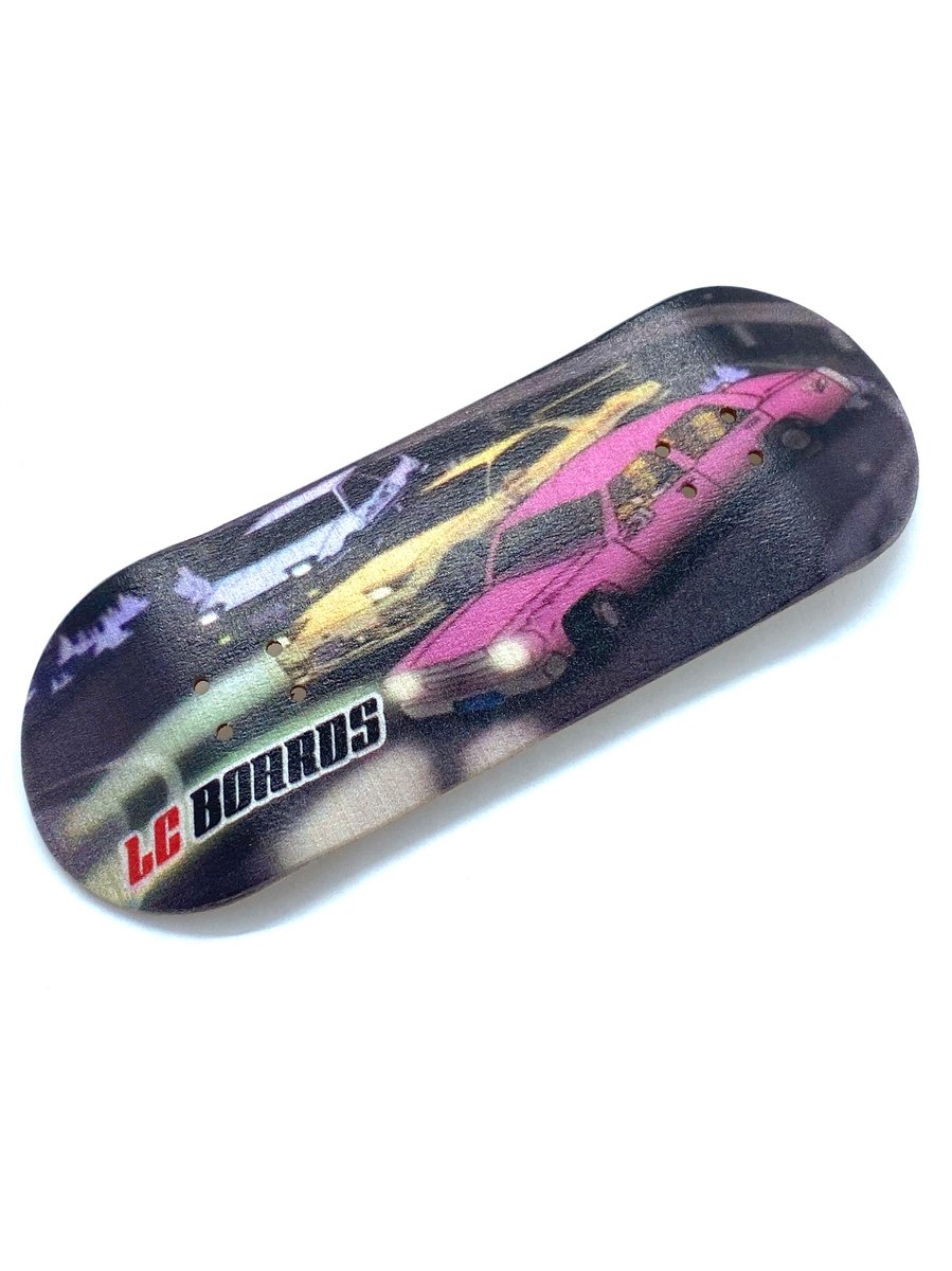 LC BOARDS Fingerboards 98x34 Drift Graphic With Foam Grip Tape LC