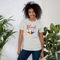 Image 4 of Black Love Rainbow Tee