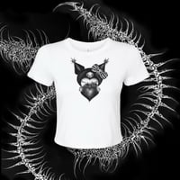 Kuromi Heart baby tee (White) Pre Order*
