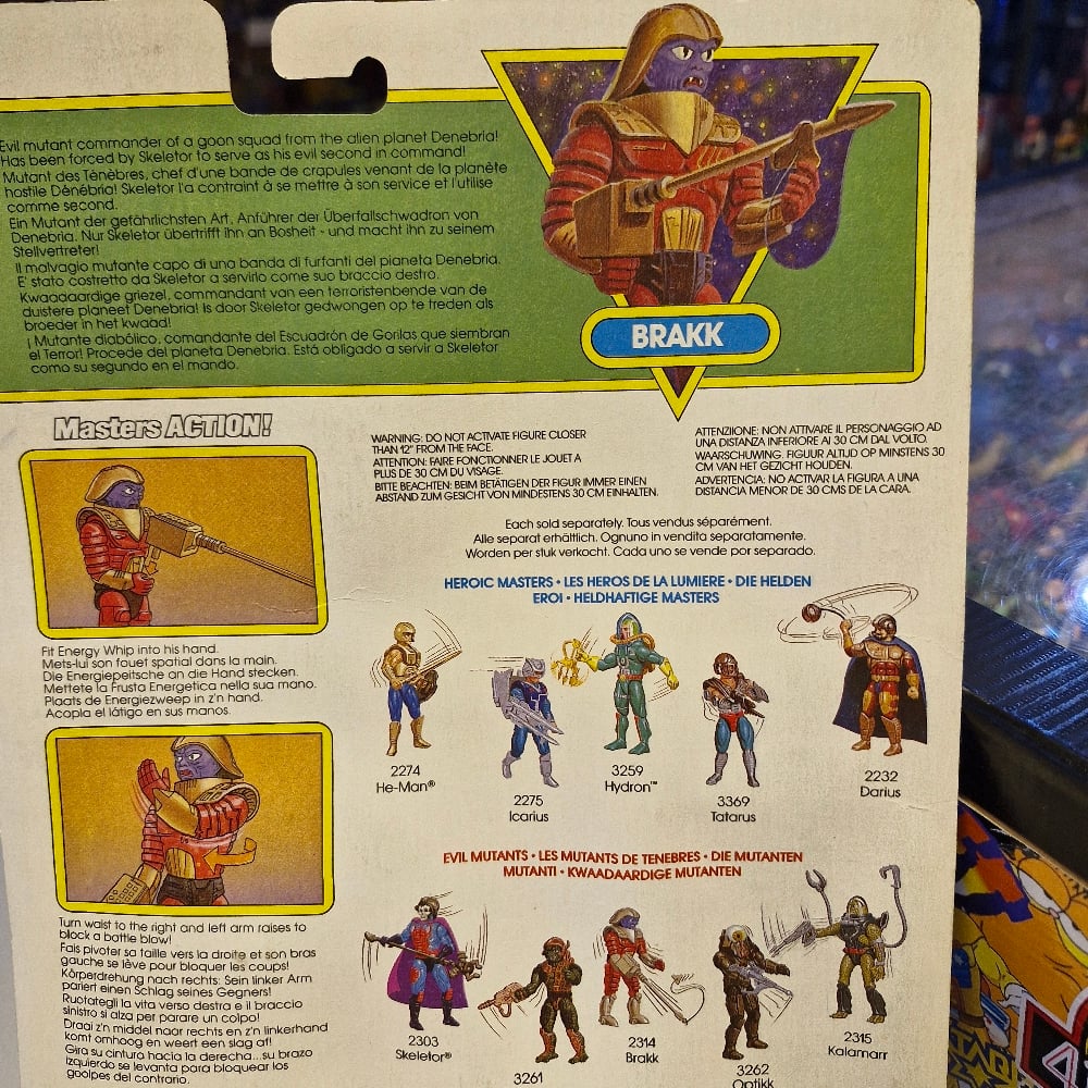 Image of New Adventures of He-Man – Brakk Action Figure (Carded)