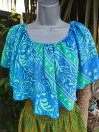 Image 4 of Gypsy crop top turquoise