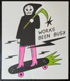 “Works Been Busy” Risograph Print