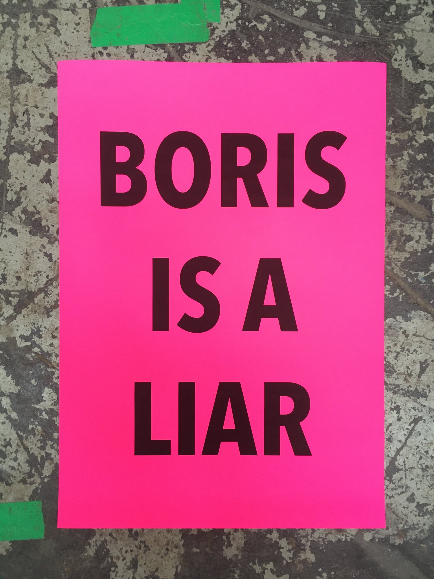 BORIS IS A LIAR